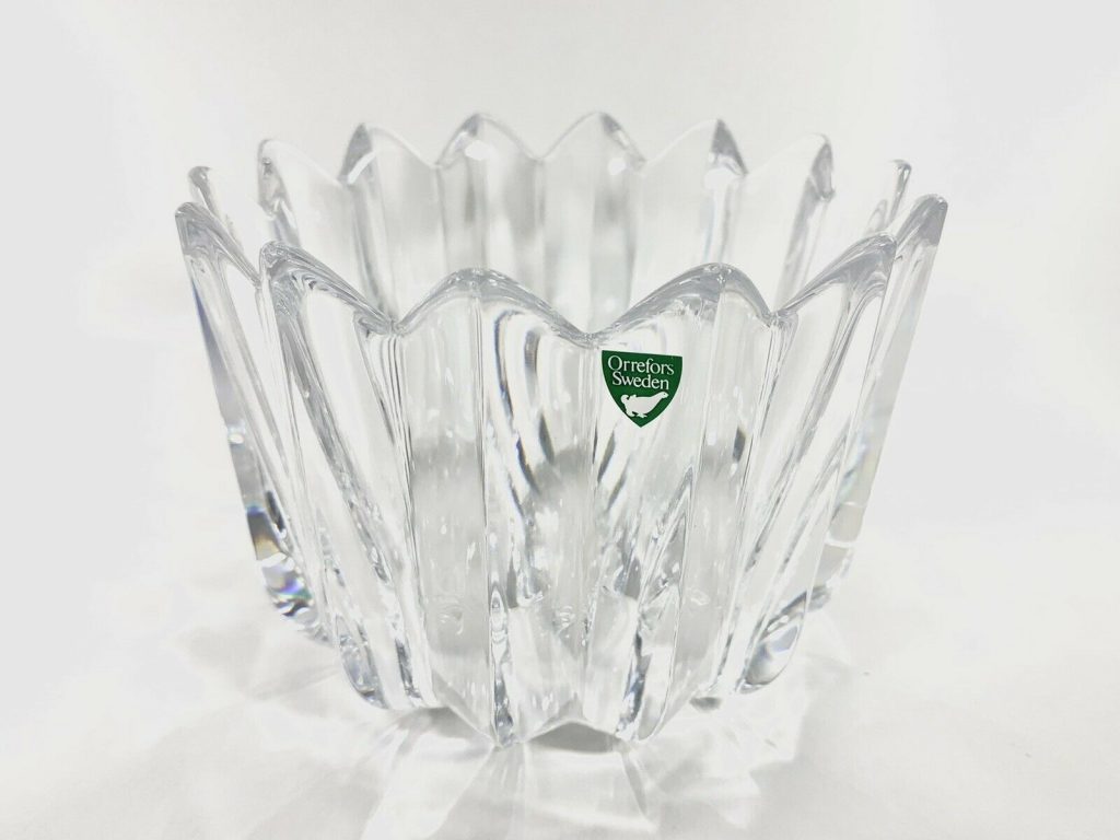 Orrefors Crystal Glass Bowl