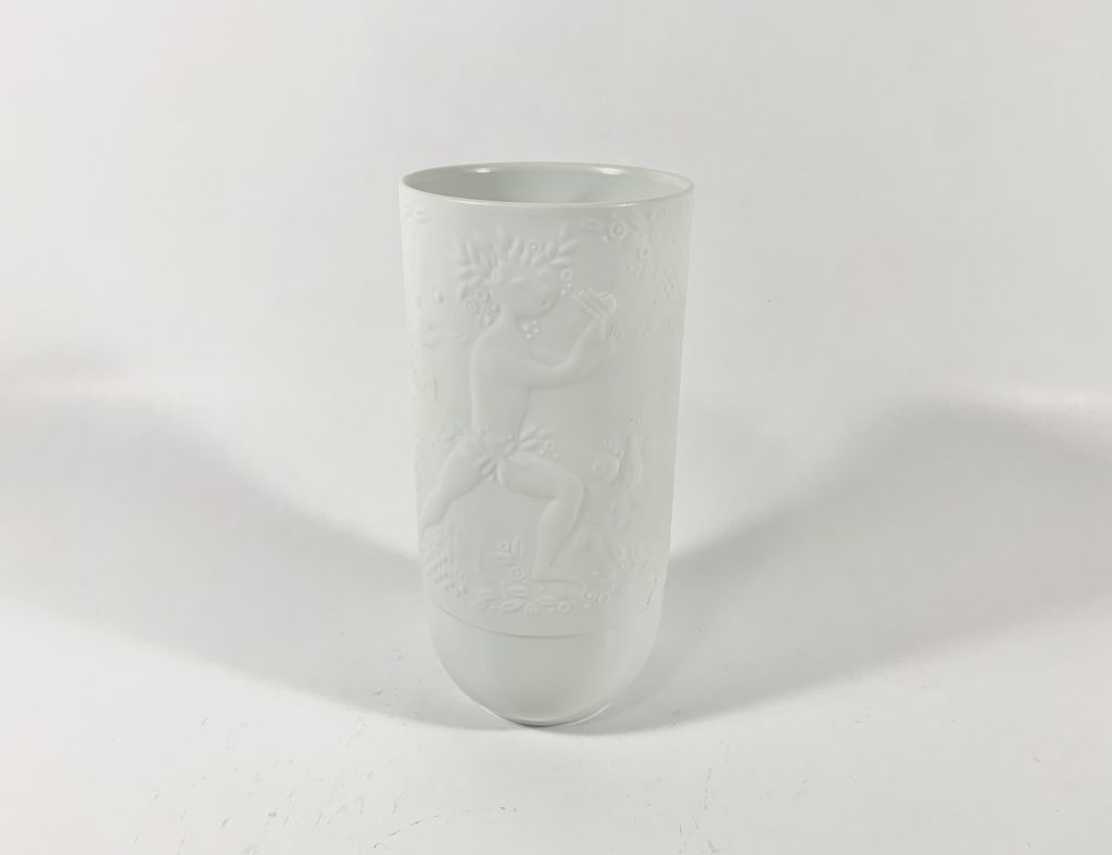 Rosenthal Bjorn Wiinblad Magic Flute White Vase 17,5 cm 6.9 Inch