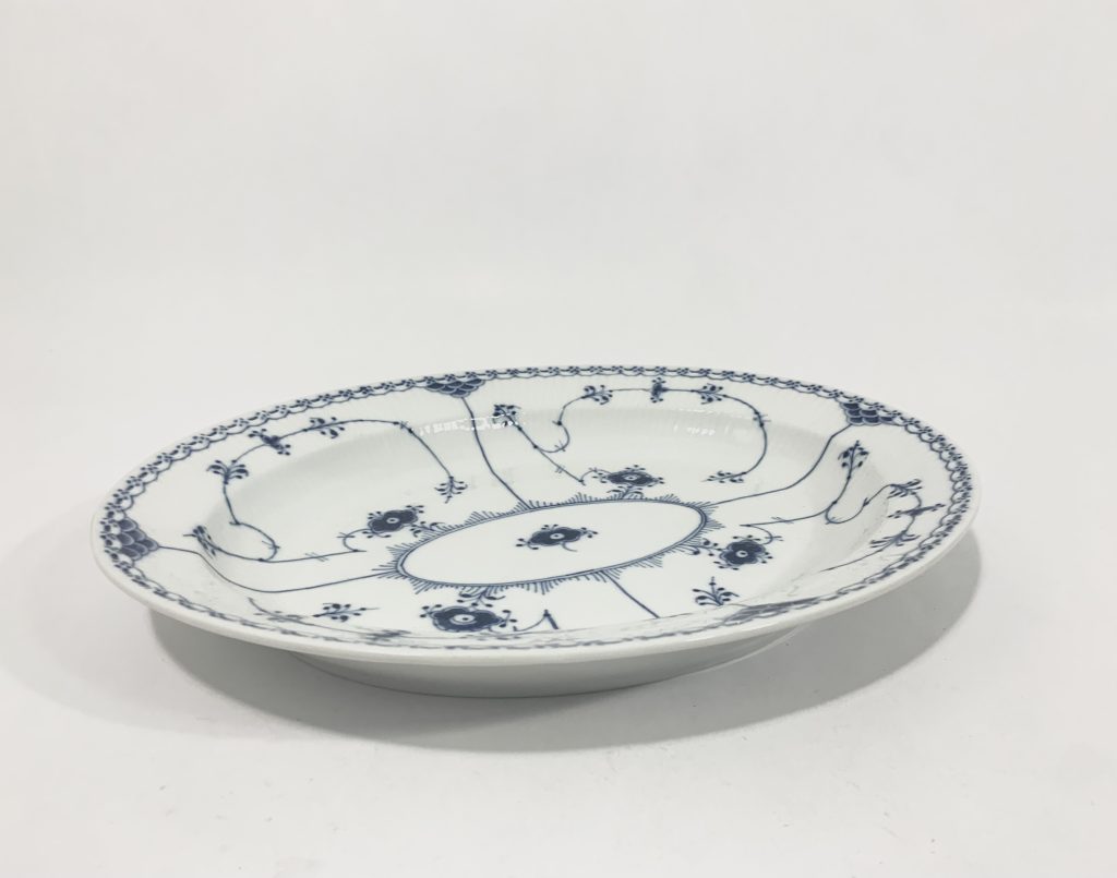 Royal Copenhagen Blue Fluted Half Lace 533 Serving Tray Platter 36 cm