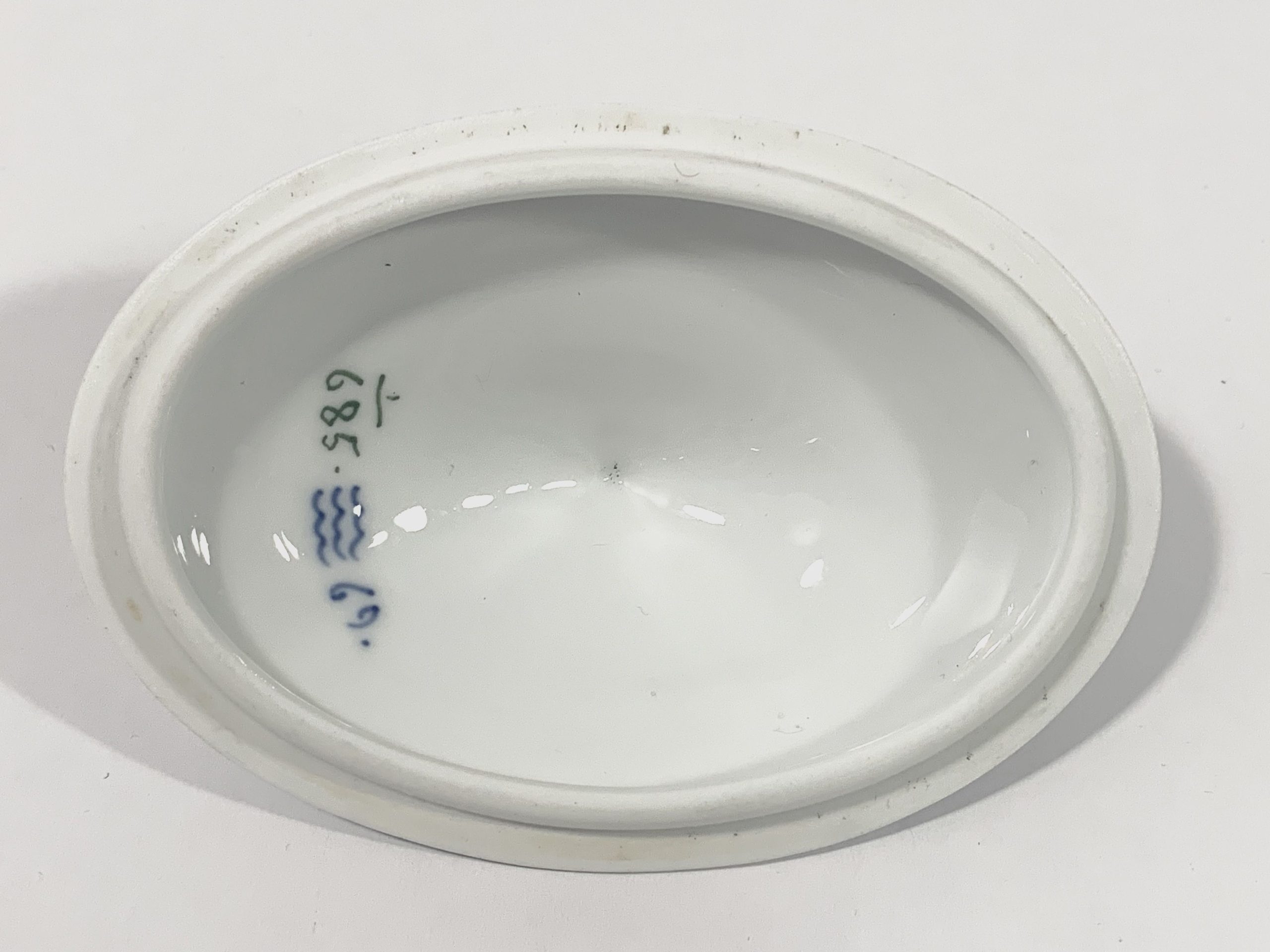 Rare Royal Copenhagen Blue Fluted Half Lace 685 Sugar Bowl 1923- 1934