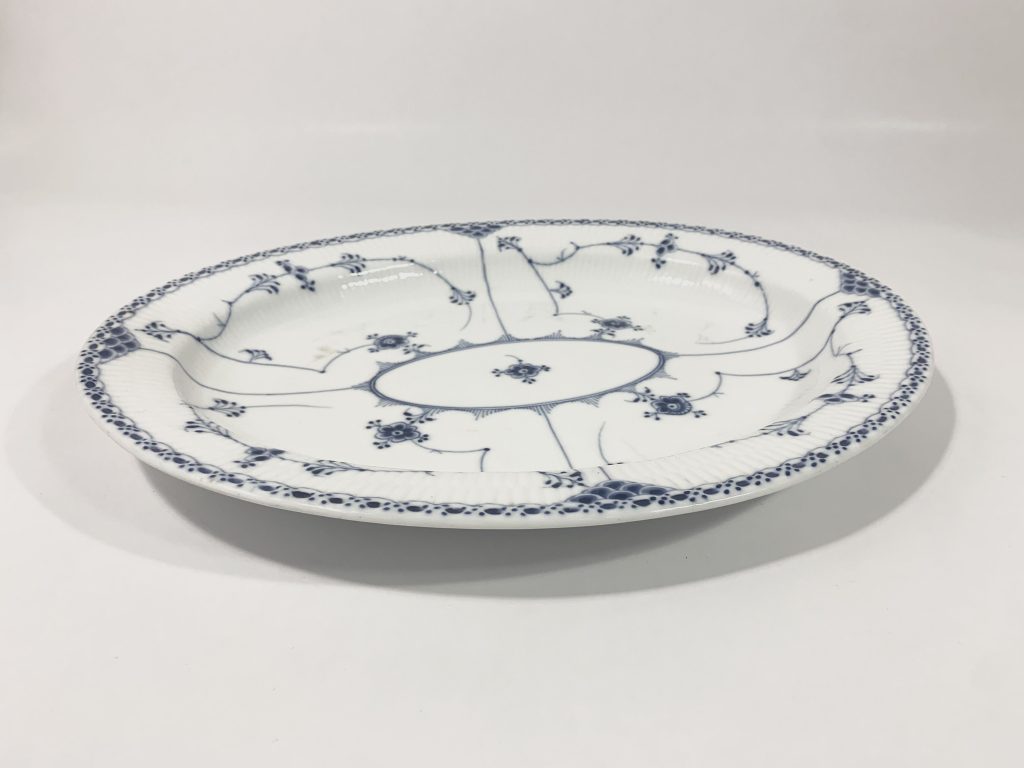 Royal Copenhagen Blue Fluted Half Lace 534 Serving Tray Platter 41 cm 1923-1934
