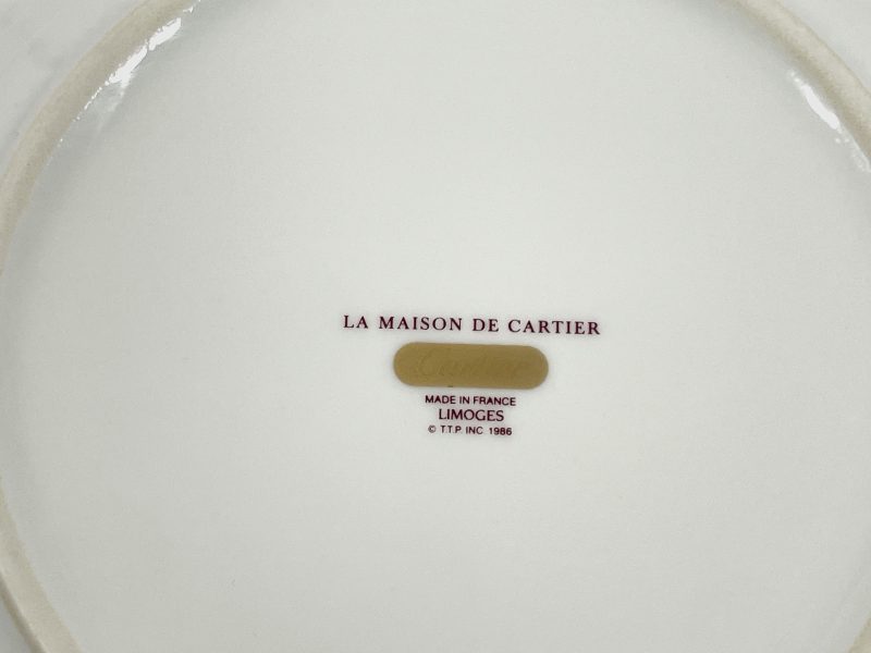 Cartier Limoges La Maison de Louis Cartier Salad Dessert