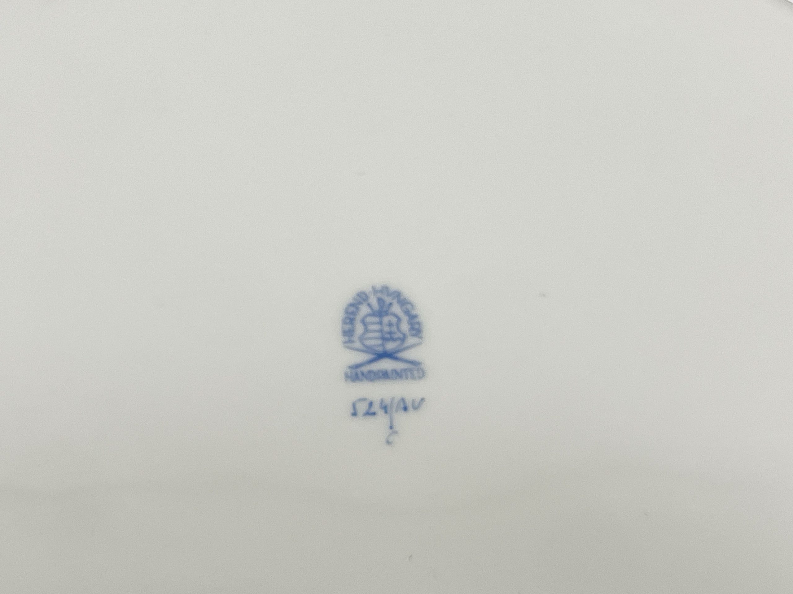 Herend Chinese Bouquet Green Dinner Plates 25 cm 9.8 inch