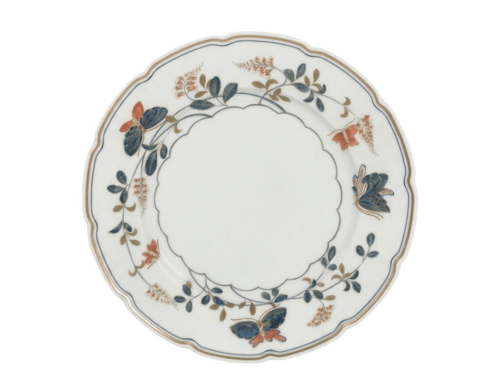 Raynaud Limoges Papillons Butterflies Dinner Plates 26cm