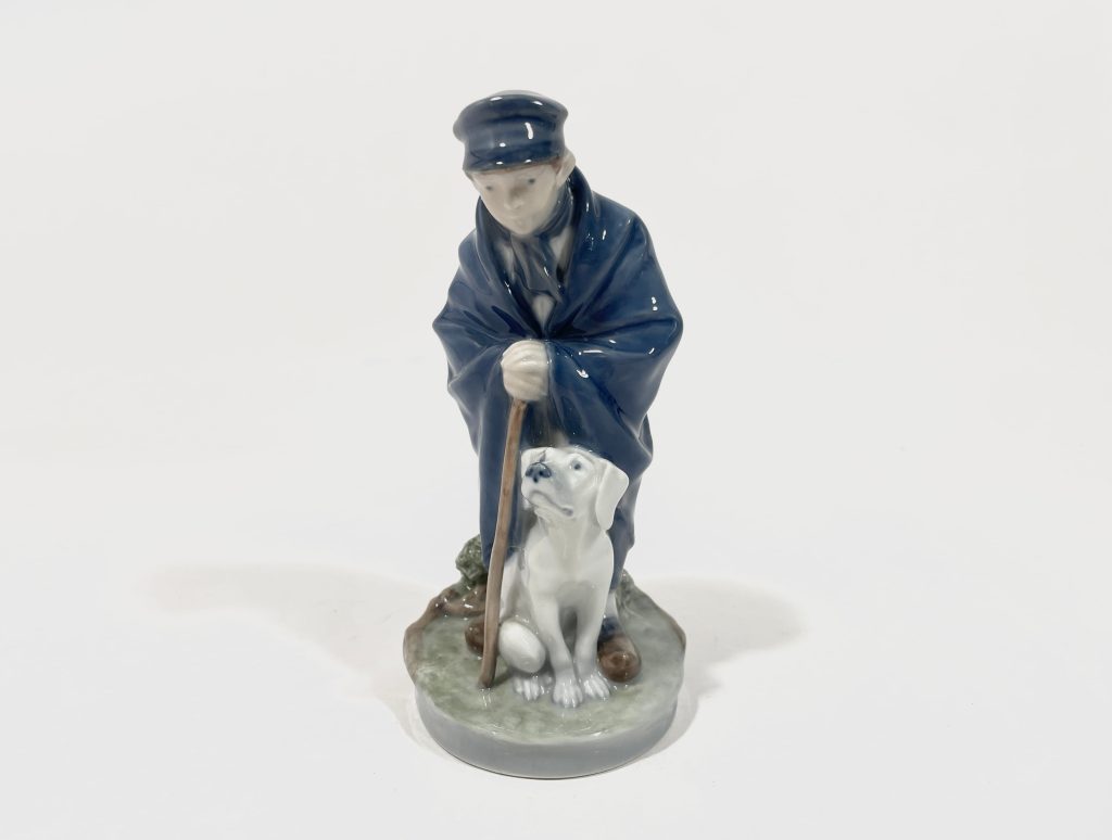 Royal Copenhagen 782 Shepard Boy With Dog