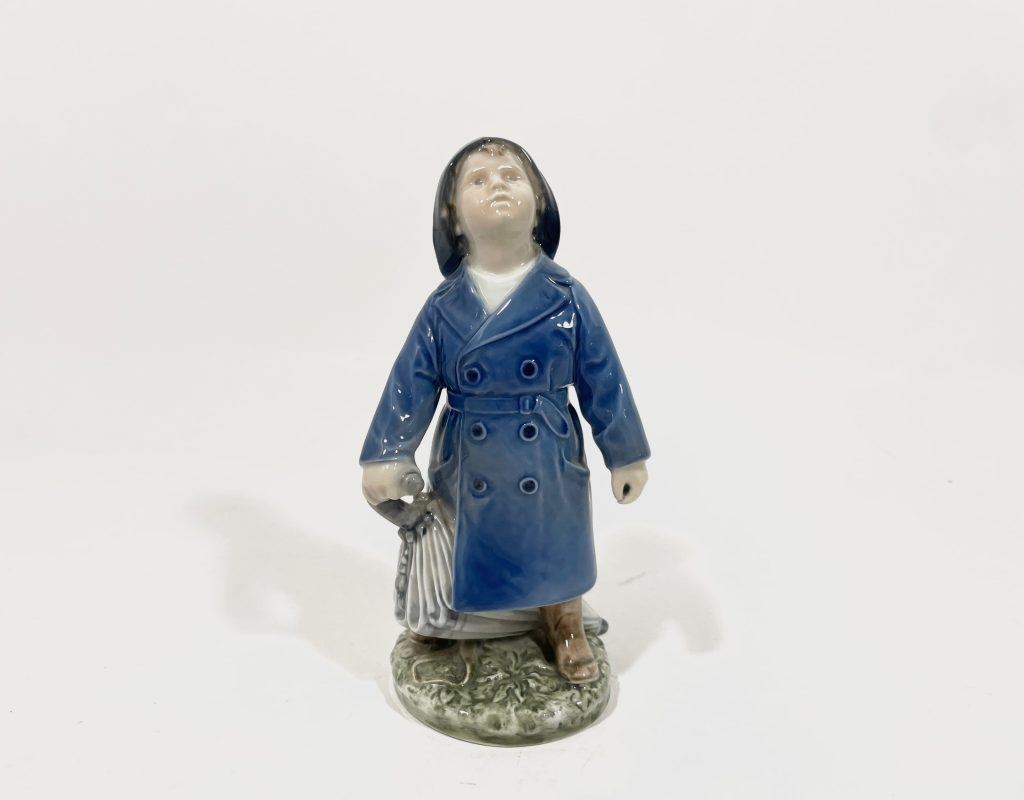 Royal Copenhagen 3556 Boy With Umbrella Figure