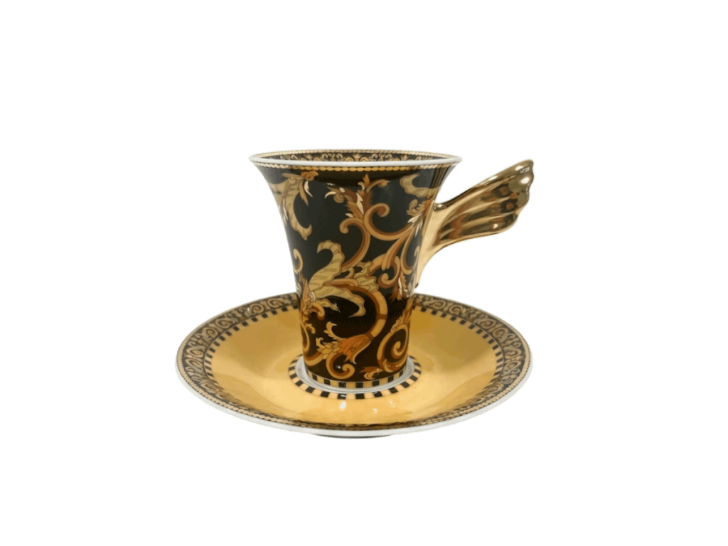 Rosenthal versace Barocco Gold Coffee Cup and Saucer