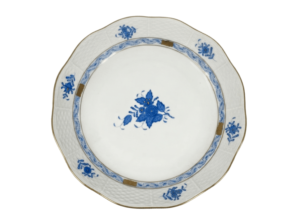 Herend Chinese Bouquet Blue 83 Round Bowl 24,5 cm 9,6 inch