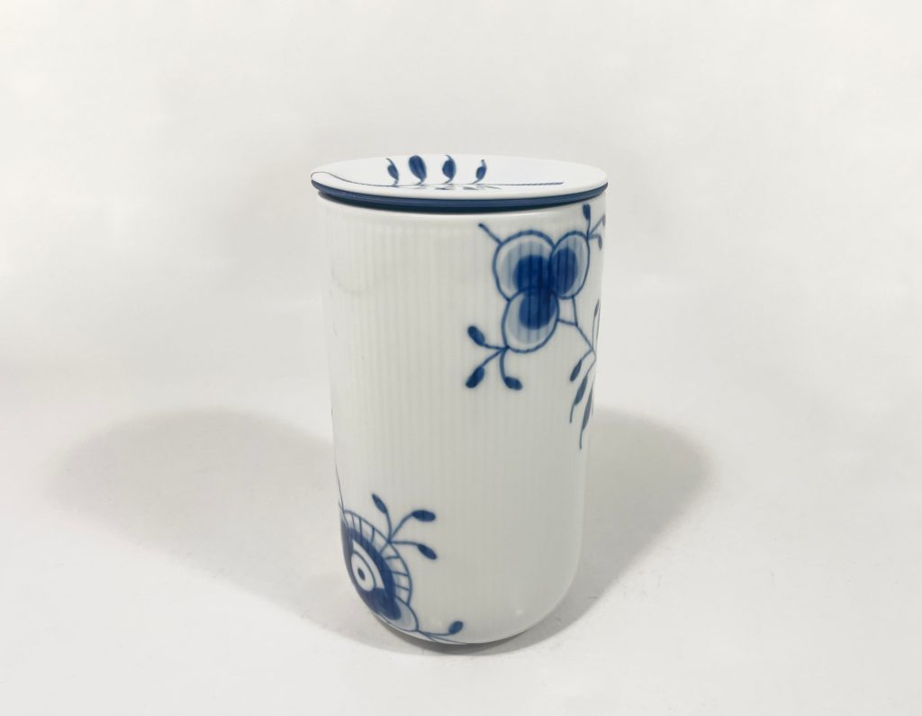 Royal Copenhagen Blue Fluted Mega 247 and 246 Coffee Container, Storage Jar