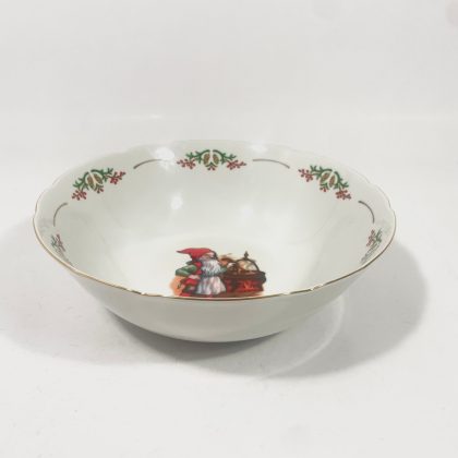 Fyrklövern Christineholm Lars Carlsson Gammaldags Jul Stor Skål 26 cm