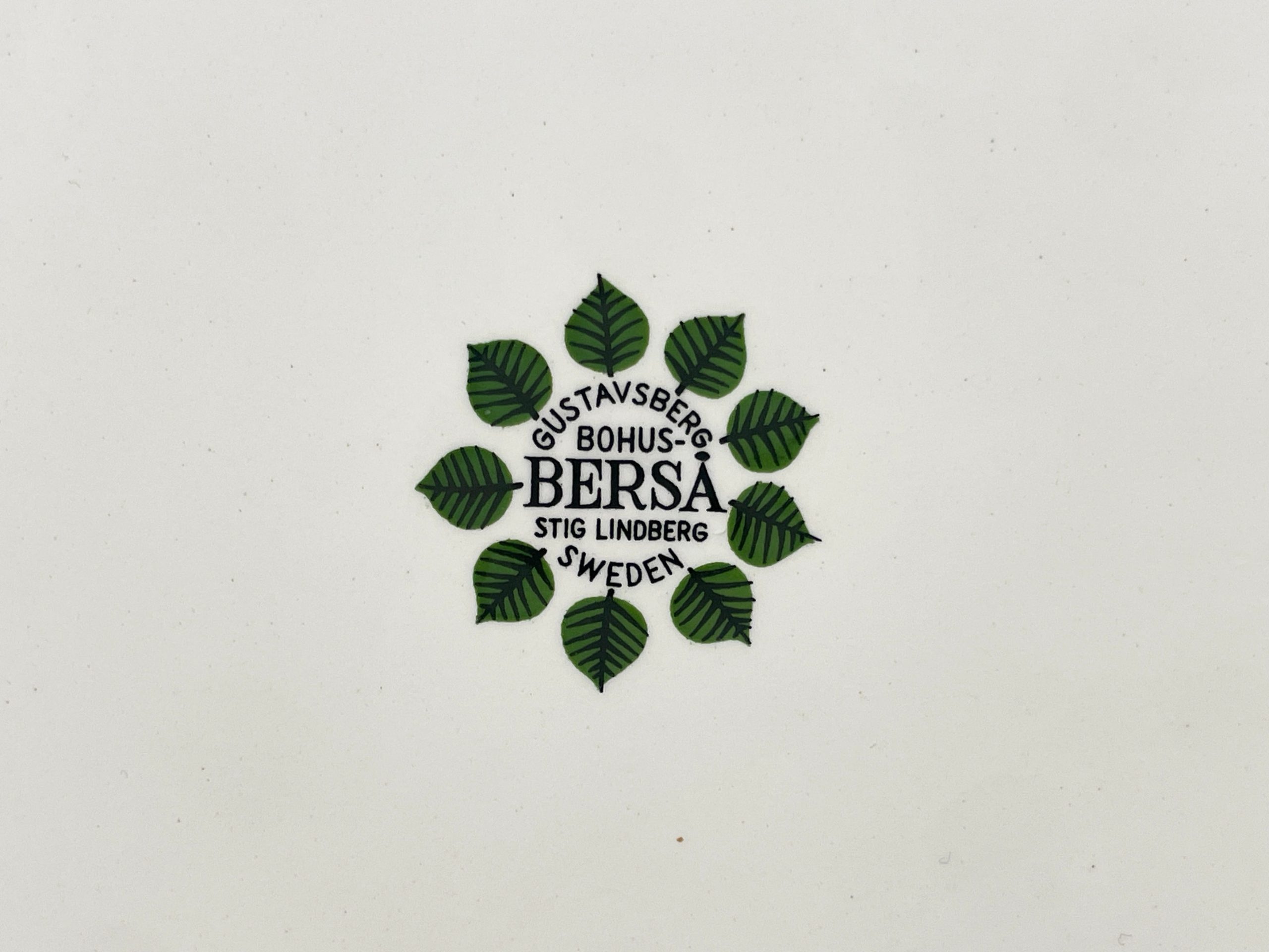 Gustavsberg Stig Lindberg Bersa (Berså) Luncheon Plate